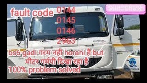 bs6 engine temperature sensor problem | fault code 0144,0145,146,334,151,2963,3243 | bs6 overheating