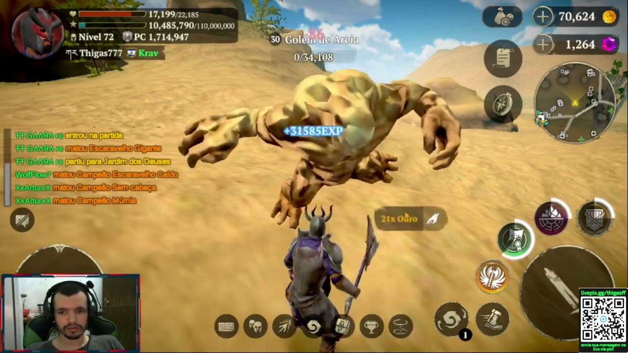 Ultimo vídeo do ano farmando com Guerreiro!!#07