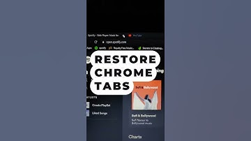 Restore Closed Chrome Tabs #shorts