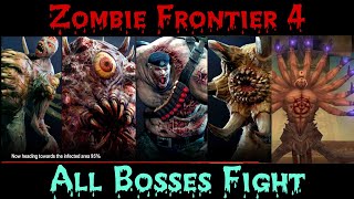 Zombie Frontier 4 All Bosses Fight | All 5 Bosses Defeated 1080p60fpsHD screenshot 3