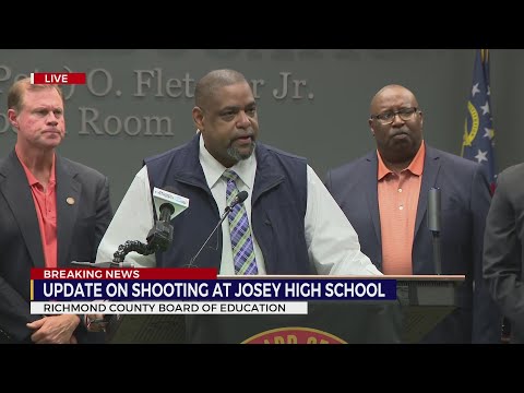 Richmond Co. Sheriff, School Board give update on Josey High School shooting