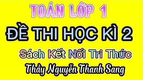 Đề thi toán tiếng việt học kì 2 lớp 1 năm 2024