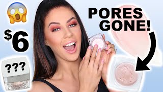 VIRAL $6 PORE SMOOTHING PRIMER?!! DEMO & WEAR TEST!! DOES IT WORK!??