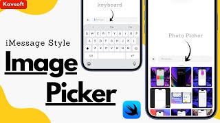 iMessage Style Photo Picker Using SwiftUI | Xcode 26