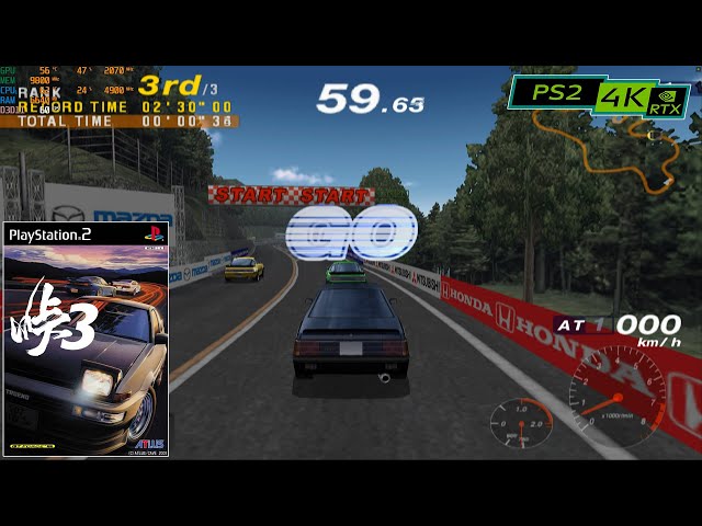 峠3 / RTX 3080 4K / PS2 emulator PCSX2 - YouTube