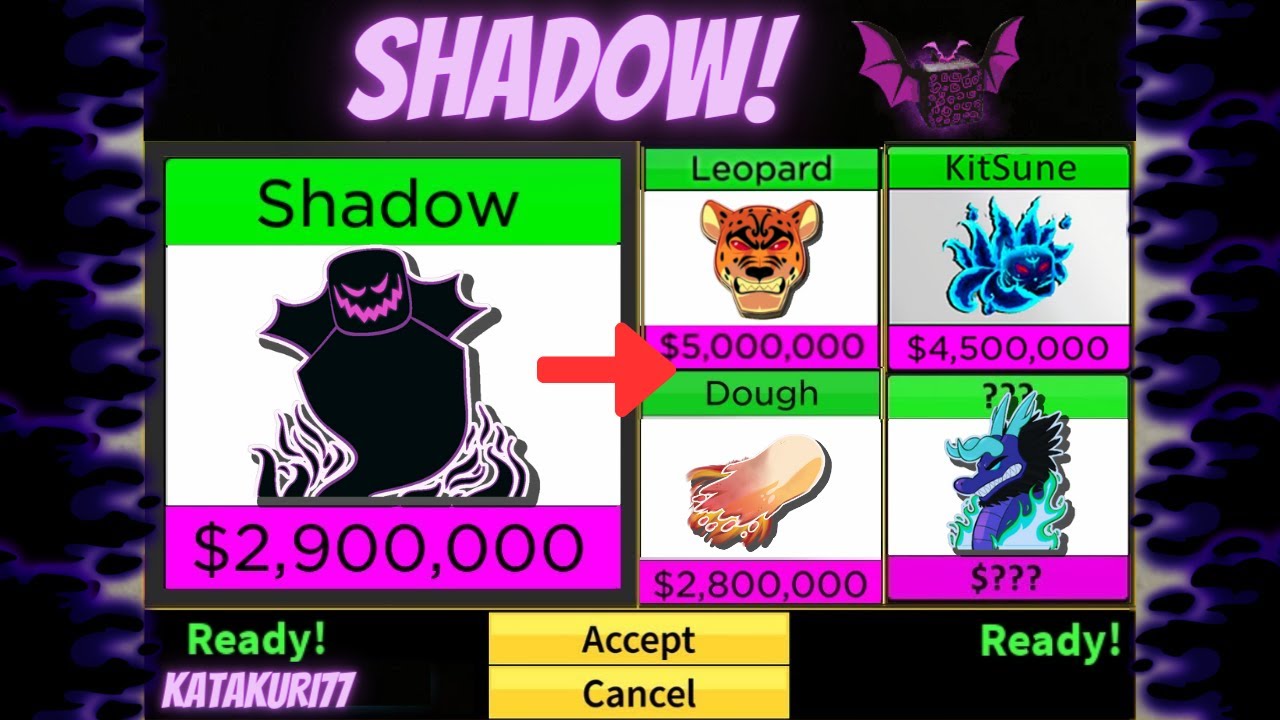 What people offer for shadow fruit
