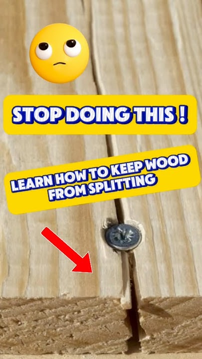 learn-how-to-keep-wood-from-splitting-when-using-wood-screws-youtube
