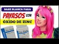 COMO HACER BASE BLANCA PARA MAQUILLAJE DE PAYASO/ SÚPER FÁCIL- Yessi tu amiga