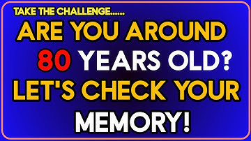 YOUR MEMORY IS AMAZINGLY IMPRESSIVE IF YOU CAN SCORE ABOVE 7!  |Quiz Master|GENERAL KNOWLEDGE TEST