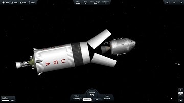 Apollo 8 in Space flight simulator