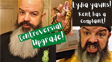 Ball Python Enclosure Upgrade: It