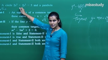 JEE Mathematics | 12. Conic Sections | JEE Advanced Pattern Exercise | In English | by Misostudy