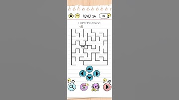 brain test level -24 catch the mouse! #braintest #gaming #shortsfeed