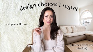 Design Choices I Regret || Learn From My Mistakes