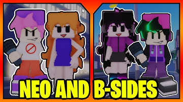 How to get the "NEO" AND "B-SIDES" BADGES + SKINS/MORPHS in ANOTHER FRIDAY NIGHT FUNK || Roblox