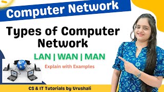 CN 1 : Features & Types of Computer Networks | PAN | LAN | MAN | WAN