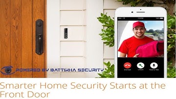 Battikha Security Wi Fi Doorbell Camera Skybell HD Edition Alarm com