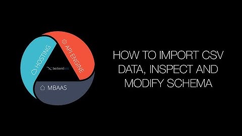 How to import CSV data, visualize locations, inspect and change schema