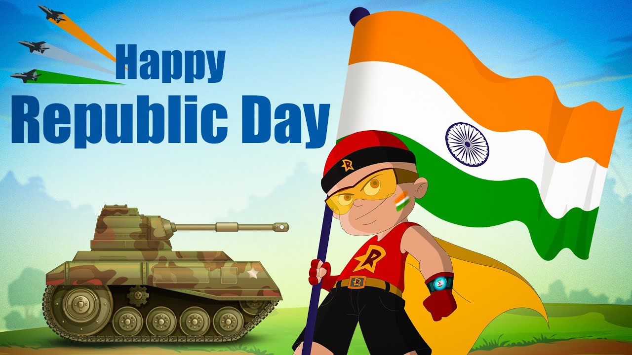 Mighty Raju   Happy Republic Day  Republic Day Cartoon for kids  Stories for Kids