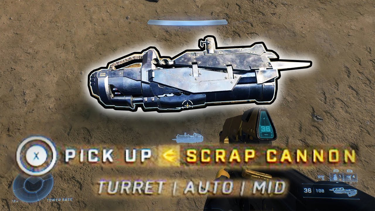 Halo Infinite New Weapon - SCRAP CANNON - YouTube