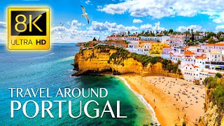 Beautiful Trip to PORTUGAL 8K ULTRA HD  Best Places with Relaxing Music 8K TV