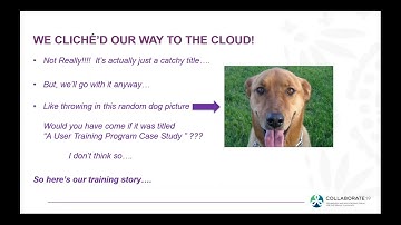 COLLABORATE 19 Preview: Cliche Your Way to the Cloud - A User Training Program Case Study