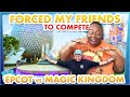 I Forced My Friends To Compete ACROSS Disney World -- EPCOT vs Magic Kingdom Gamemaster