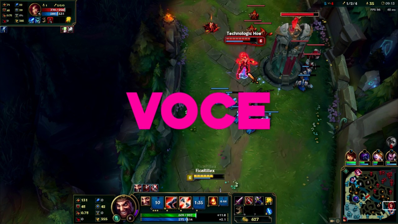 TESTANDO O LOL