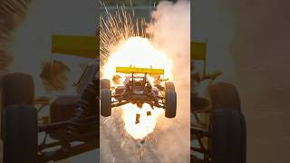 Remote car explosion #remotecars #explosion #motoracer #racing #shorts