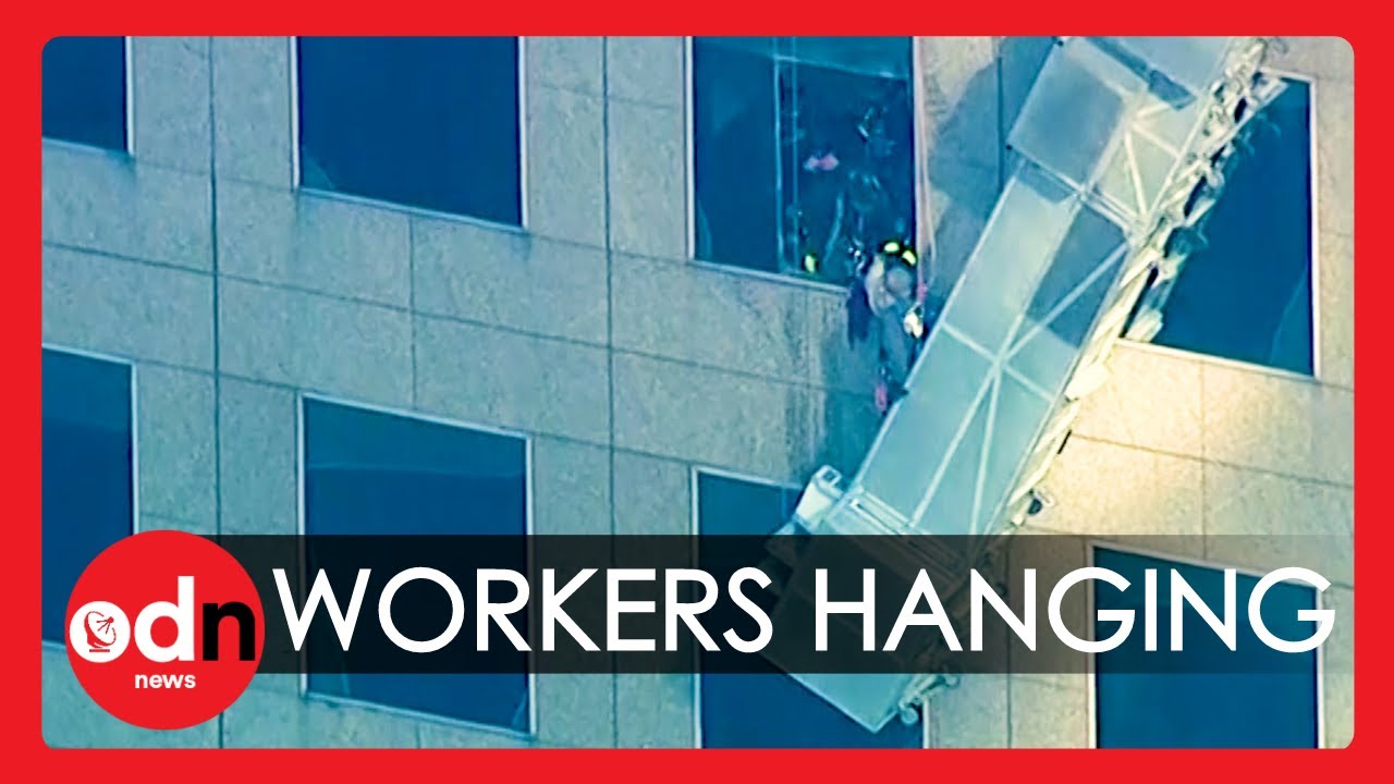 Two Workers Left Hanging From Collapsed Scaffold on New York Skyscraper