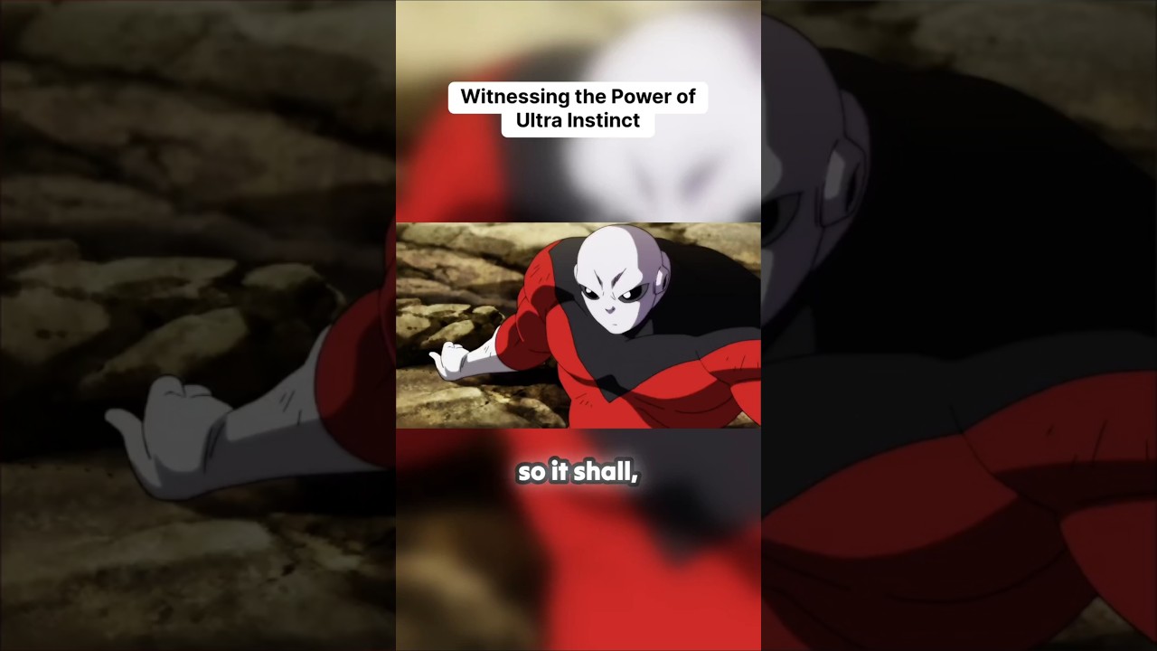 Jiren Never Expected This Power From Goku #ultainstinct #dragonball #anime