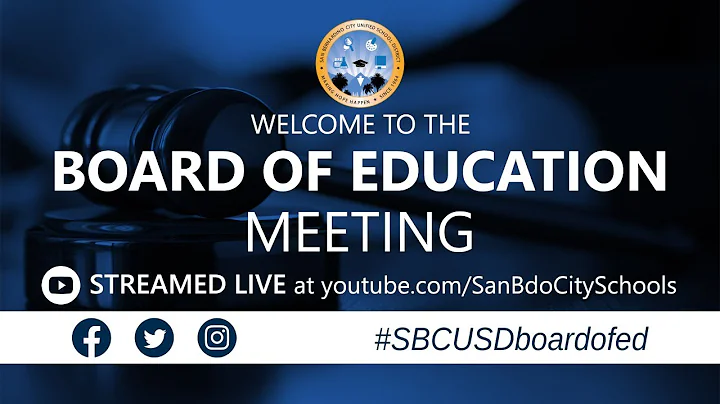 Board of Education Meeting --- April 6, 2021