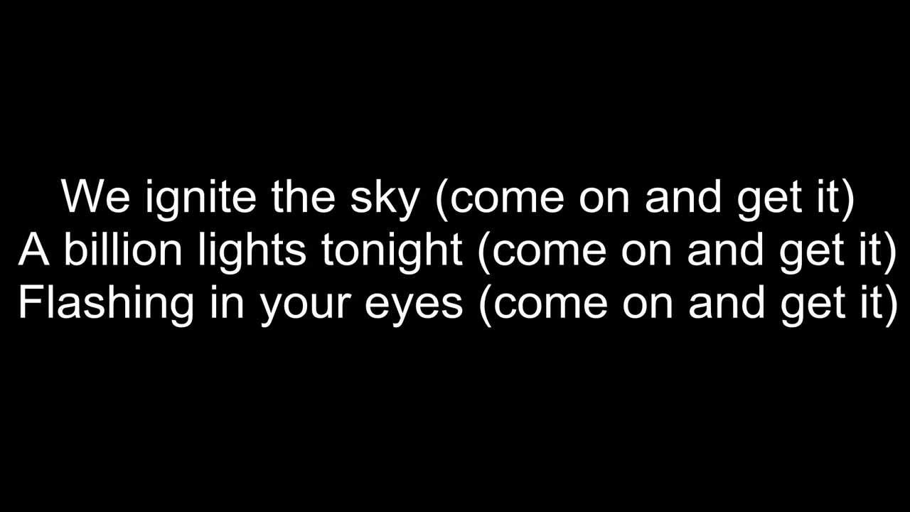 JLS - Billion Lights - Lyrics