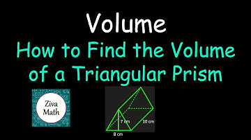 How to Find Volume of a Triangular Prism | Volume | Triangular Prism