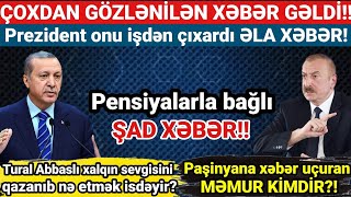 SON DƏQİQƏ!! ƏLA XƏBƏR Çoxdan gözlənilən xəbər gəldi PREZİDENTDƏN ŞOK!! (02 04 2021) (Real Xəbər)