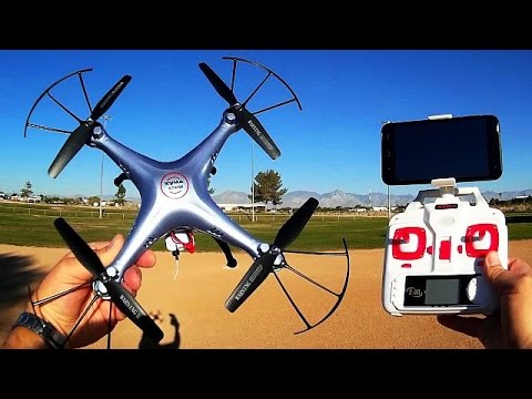 Syma X5HW Altitude Hold Camera Drone Flight Review