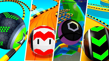 Going Balls vs Going Balls Super SR vs Action Balls vs Fast Ball Jump - Android, IOS gameplay