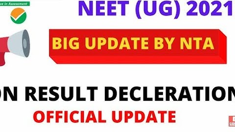 NEET 2021 Result Real update &how to check result l Really announced OR NOT ...