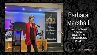 06.02.2024 Guest speaker Barbara Marshall