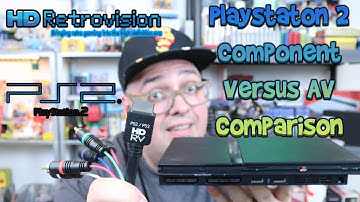Sony Playstation 2 HD Retrovision Component Versus Composite Comparison!
