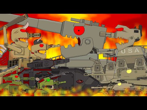 Видео: Все серии КВ-44 против Стальных Монстров ОРДЫ - Мультики про танки