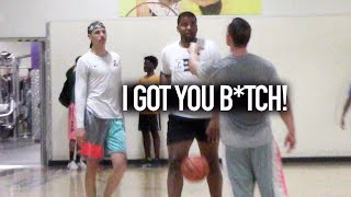 Lamelo Ball Shuts Up Defenders Trash Talk Using Craziest Dunk Block Combo At 24 Hr!