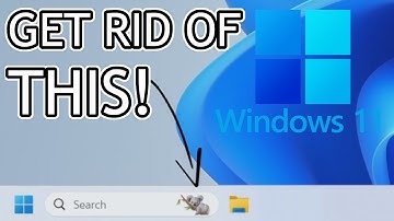 How To Remove Windows 11 Search Bar Picture!