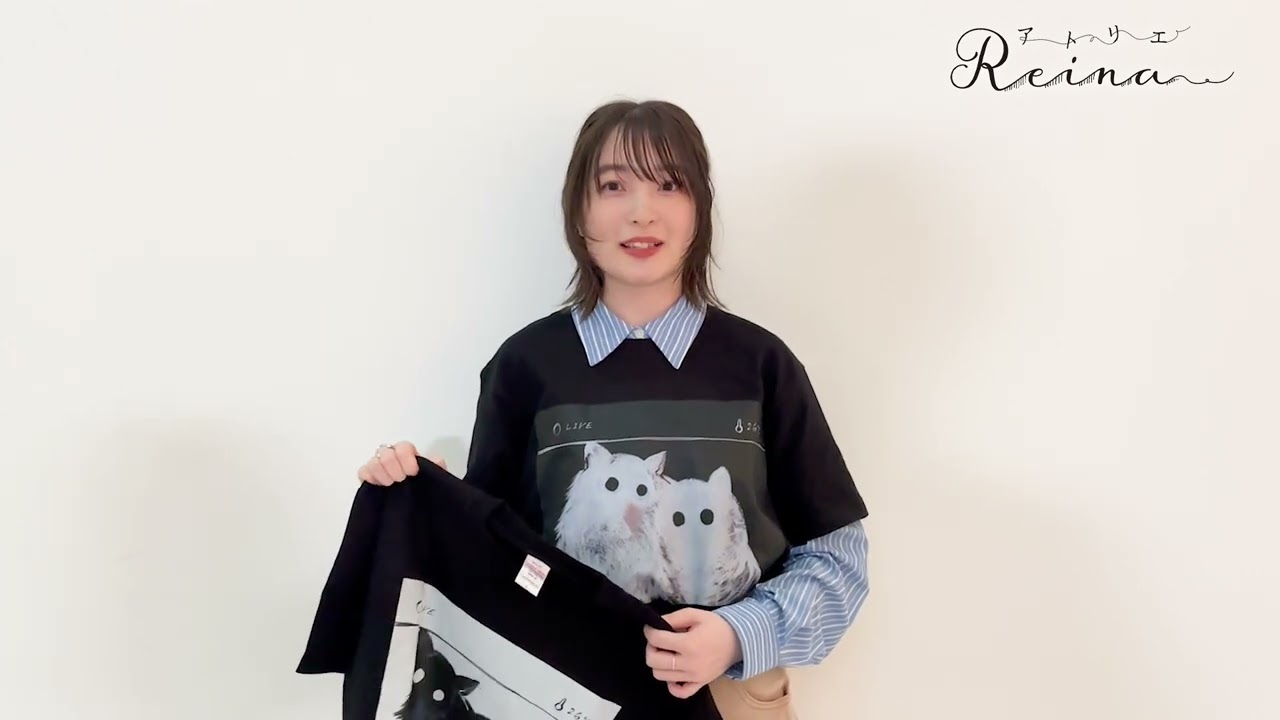 声優・上田麗奈さんが描いたイラストTシャツが5月10日（日）まで受注