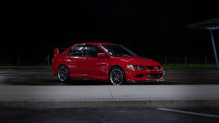 MITSUBISHI LANCER EVO VIII NIGHT RUN | 4K