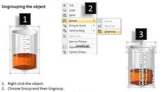 experimenting measuring beakers powerpoint slides and ppt diagram templates