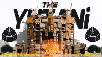 The Yutani - META Group BASE - TANKY 4 BUNKERS - HARD Raid EASY Expansion - RUST Base Design