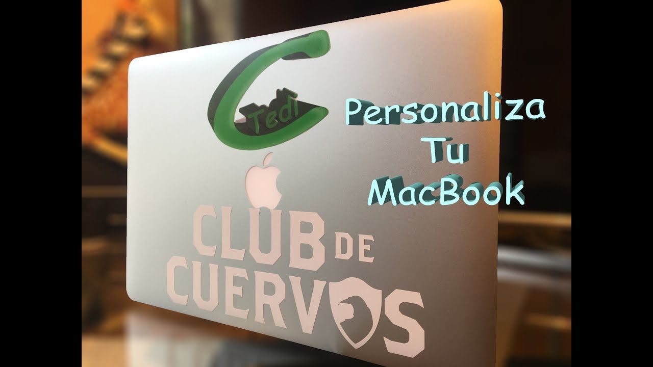 Tutorial Colocar *Stickers* en Tu MacBook Pegatinas YouTube