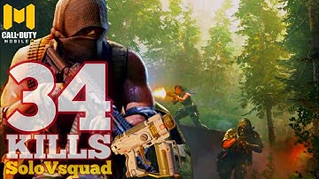 34 KILLS SOLO VS SQUAD CALL OF DUTY MOBILE Battle Royale GamePlay How to use TRAP MASTER like a PRO