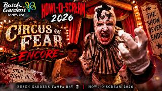 Circus of Fear: Killer Encore FULL WALKTHROUGH 🎪 | Howl-O-Scream 2026 | Busch Gardens Tampa